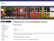Tablet Screenshot of drei-burgen-schule.de